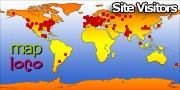 Locations of Site Visitors